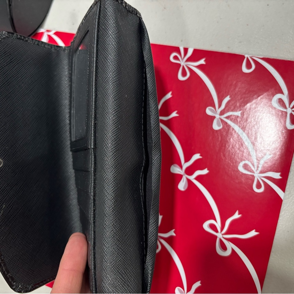 Coach Black Patent Leather Wallet - Picture 5 of 7